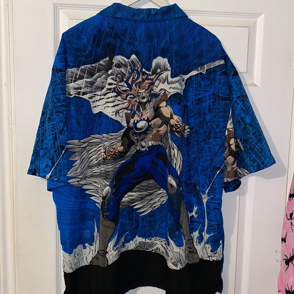 Vintage Anime Button Up shirt - Picture 5 of 5